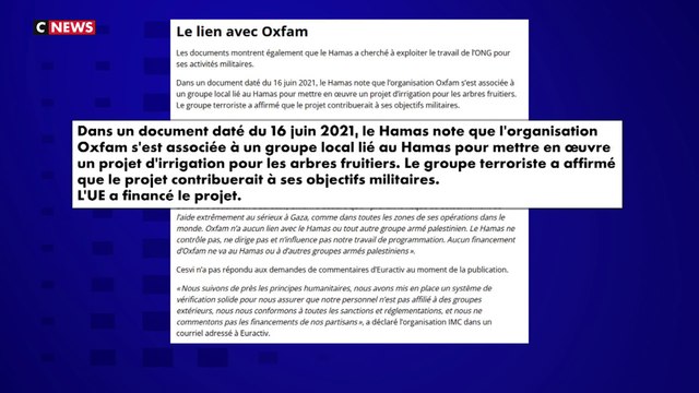 Selon Euractiv, le Hamas aurait infiltré des ONG humanitaires financées par l'UE