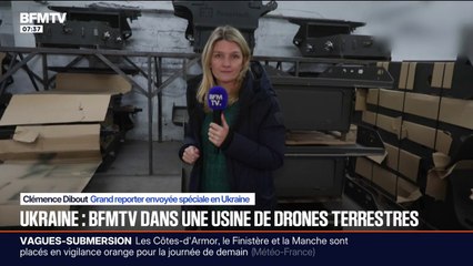 Guerre en Ukraine: dans les coulisses d'une usine de drones terrestres
