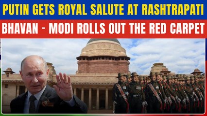 Putin Receives CEREMONIAL WELCOME At Rashtrapati Bhavan, Gets GUARD OF HONOR | Modi-Putin Meet
