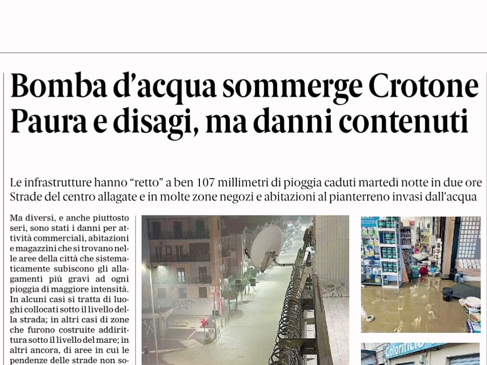 rassegna stampa calabria 5 dicembre
