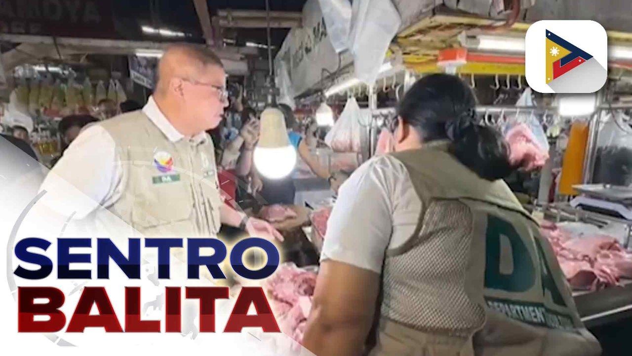 D.A. Sec. Tiu Laurel Jr., nagsagawa ng surprise inspection sa isang palengke sa Quezon City; pagpapatupad ng maximum SRP sa ilang agricultural products, inalam | ulat ni Gab Villegas