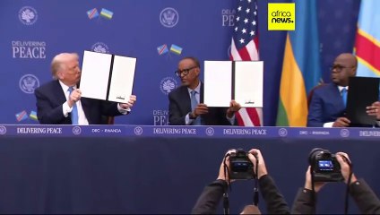 RDC : Trump scelle un accord “historique” entre Tshisekedi et Kagamé