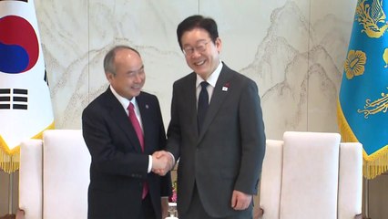 이 대통령, 손정의 만나 "AI, 상하수도처럼"...반도체 설계인력 양성 MOU 체결 / YTN