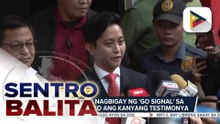 House Majority Leader Rep. Sandro Marcos, nagbigay ng 'go signal' sa ICI na isapubliko ang kanyang testimonya | ulat ni Harley Valbuena