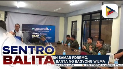 Eastern Samar, naka-red alert vs. banta ng Bagyong #WilmaPH | ulat ni Penelope Pomida - Radyo Pilipinas-Borongan