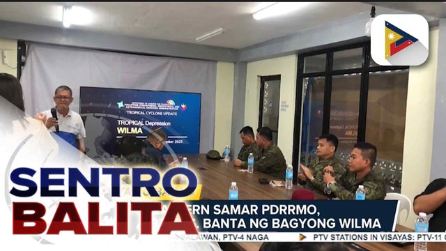 Eastern Samar, naka-red alert vs. banta ng Bagyong #WilmaPH | ulat ni Penelope Pomida - Radyo Pilipinas-Borongan