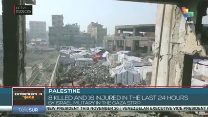 Palestine: 8 killed and 16 injured in the last 24 hours by Israel military in the Gaza Strip