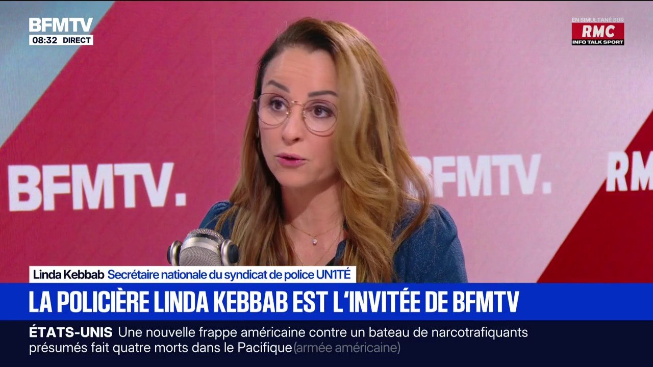 Linda Kebbab, secrétaire nationale du syndicat de police UN1TÉ: "Les criminels gagnent du territoire (...) L'État est en train de perdre"