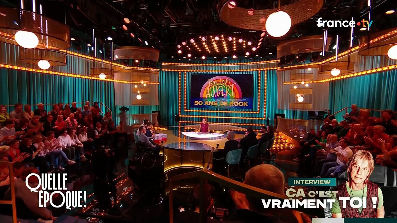 Jean-Louis Aubert a révélé sur le plateau de l'émission Quelle époque ! que sa mère a un jour jeté son hamster par la fenêtre.Crédit : Quelle époque !/France 2