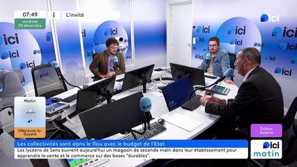 Invité ICI Auxerre : Grégory Dorte, président du conseil départemental de l'Yonne