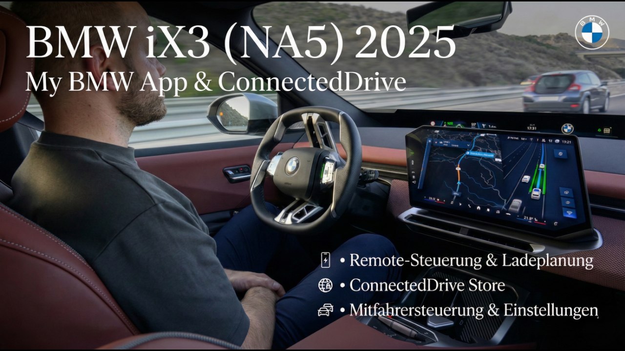 BMW iX3 (NA5) 2025 – My BMW App im Detail erklärt