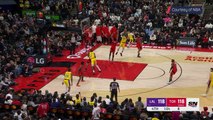 Barnes blocks LeBron's shot to end 18-year scoring streak
