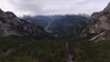 Base Jumper Takes Stunning Leap From Dolomites Mountain in Italy