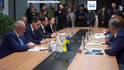 Ucraina: il presidente di Cipro Nikos Christodoulides visita centro per bambini rapiti dalla Russia