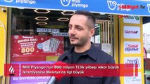 Milli Piyango’nun 800 milyon TL’lik rekor ikramiyesine büyük ilgi