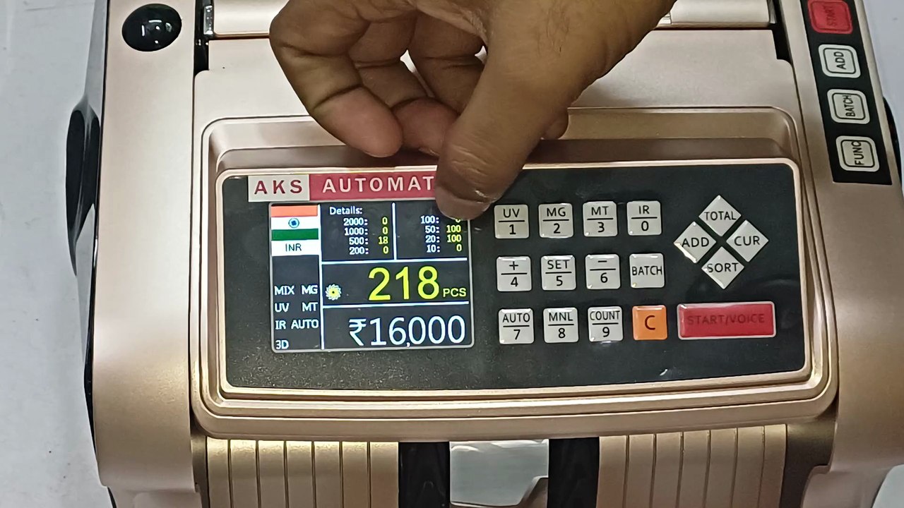Top Currency Counting Machine Dealers & Suppliers for Varanasi | Best Note Counting Machine Price from Delhi – AKS Automation