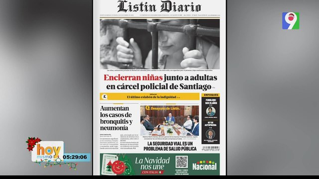 Titulares prensa dominicana viernes 05 de diciembre 2025 | Hoy Mismo
