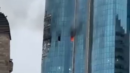 Un dron ucraniano impacta contra un rascacielos en la capital de Chechenia