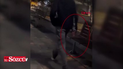 Bıçakla parktakileri korkutan şüpheliye gözaltı