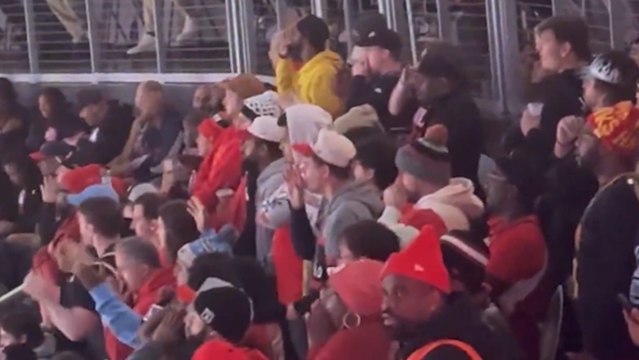 Hawks fans chanting Where's Chris Paul? at Clippers