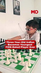 Un Indien âgé de trois ans, sept mois, et 20 jours est devenu le plus jeune joueur d'échecs classé par la Fédération internationale des échecs