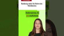 Bundestag votiert für Reform des Wehrdienstes