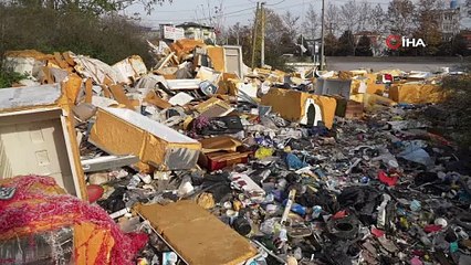 Bir şehrimiz çöp dağlarının içinde yok oldu: Sanki bir açık hava çöplüğü