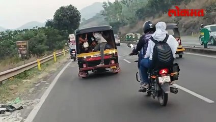 मुंबई- पुणे महामार्गावर प्रवाशांच्या जीवाशी खेळ