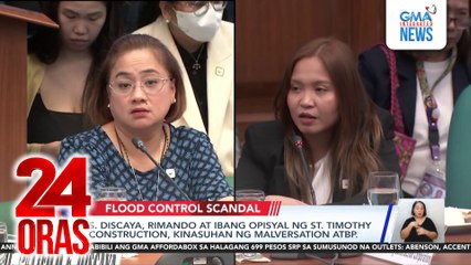 Sarah Discaya, Rimando at ibang opisyal ng St. Timothy Construction, kinasuhan ng malversation atbp. | 24 Oras