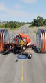 Realistic BeamNG Drive car crash physics. Watch in