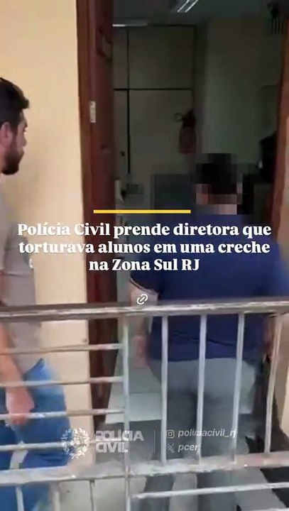 Diretora de creche presa