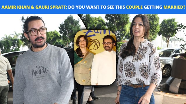 Aamir Khan Snapped With Girlfriend Gauri Spratt! Love-Birds Get Clicked At The Mumbai Airport!