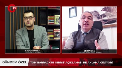 Barrack 'Kıbrıs sorunu' derken neyi kast etti Yeni bir çatışma kapıda mı Gazeteci Sertaç Eş anlattı.