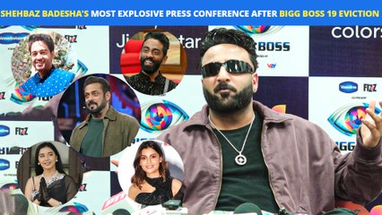 #biggboss: Shehbaz Badesha's Most Explosive Press Conference After Bigg Boss 19 Eviction | Salman Khan