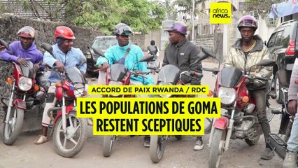 Les populations de Goma sceptiques malgré l'Accord de paix de Washington