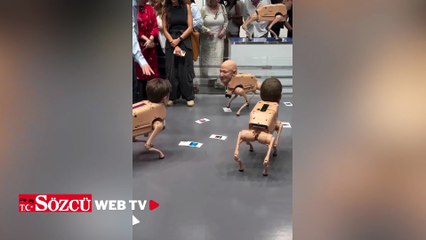 Art Basel’de Musk, Bezos ve Zuckerberg Robotları