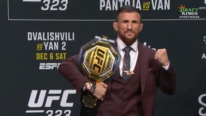 UFC 323 - Le premier face-off entre Dvalishvili et Yan