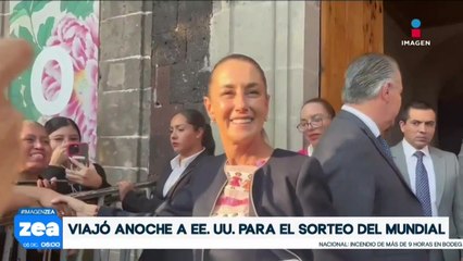 Claudia Sheinbaum viaja a Washington para asistir al Sorteo del Mundial 2026