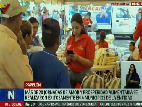 Habitantes de Portuguesa fueron beneficiados con 28 jornadas de Amor y Prosperidad Alimentaria