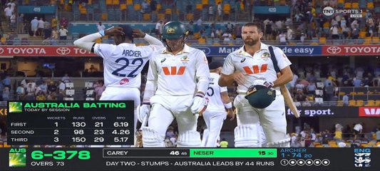 AUS vs ENG 2nd Test Day 2 Highlights