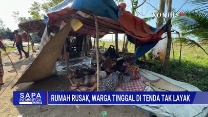 Warga Aceh Utara Bertahan di Tenda Darurat, Pengungsi Mulai Sakit | SAPA MALAM
