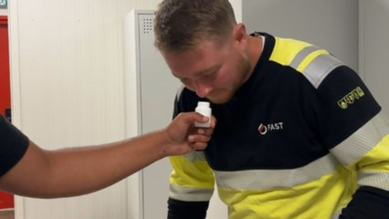 Boy smells sniffing salts for the first time and instantly regrets everything
