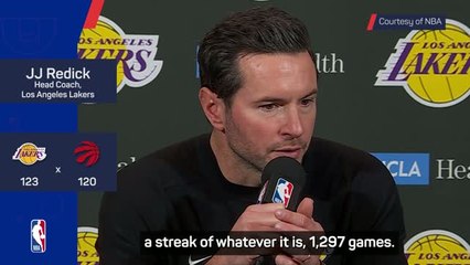 'The God of Basketball!' - LeBron's record scoring streak ended in Lakers win