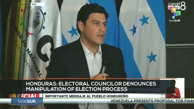 FTS 8:30 05-12: Honduras: electoral councilor denounces manipulation of election process
