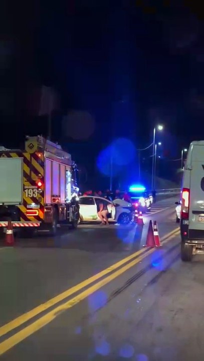 Grave acidente deixa idoso e bebê de 4 meses feridos na Grande Florianópolis
