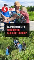 Blind woman crawls through jungle for two days after daughter dies in hut