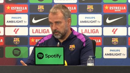 Hansi Flick: "A Lamine Yamal le hacen falta el 90 por ciento de las veces"