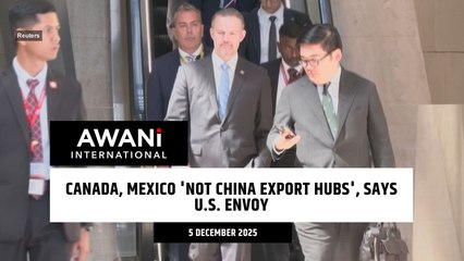 Canada, Mexico 'not China export hubs', says U.S. envoy