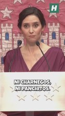 Ayuso: "En Madrid no hay maquetos, ni charnegos ni panchitos, somos un cruce de caminos"