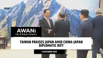 Taiwan praises Japan amid China-Japan diplomatic rift